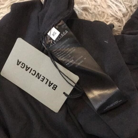 New Authentic BALENCIAGA Paris Sunset Graphic T-Shirt Oversize fit size XS - Picture 5 of 13